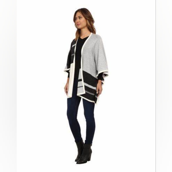NWT, NYDJ Plus Size Color Block Blanket Sweater Cardigan - Picture 10 of 15